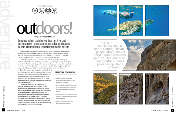 Travel Magazine in Magazine Templates - product preview 5