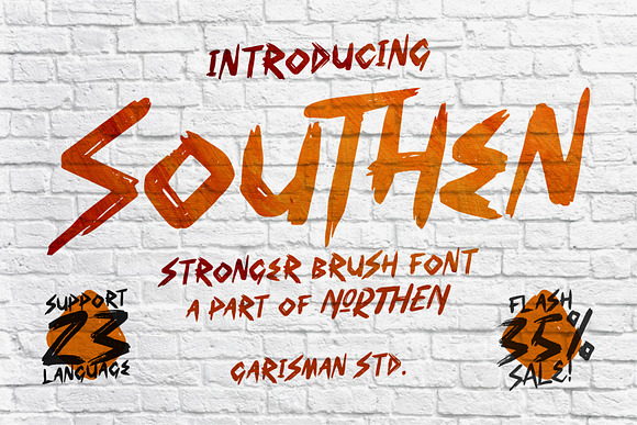 SOUTHEN Brush Fonts in Display Fonts - product preview 3