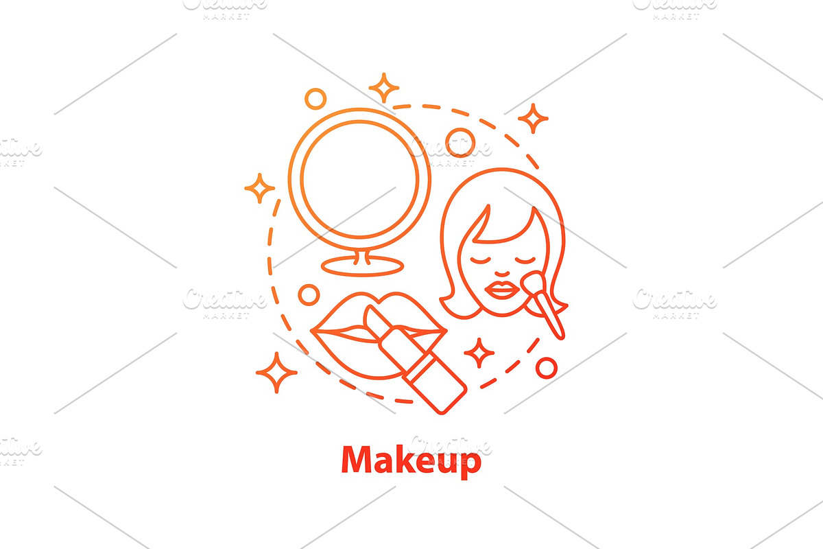 Makeup concept icon in Icons - product preview 8