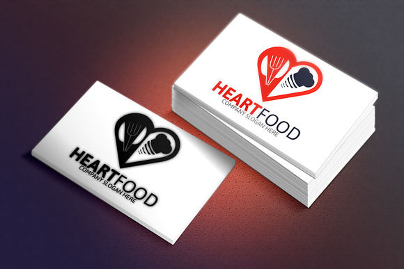 Heart Food Logo in Logo Templates - product preview 1