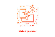 E-payment concept icon