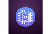 Processor with circuits app icon