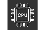 CPU chalk icon