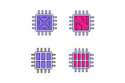 Processors color icon