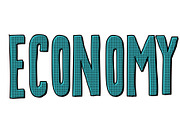 economy text inscription