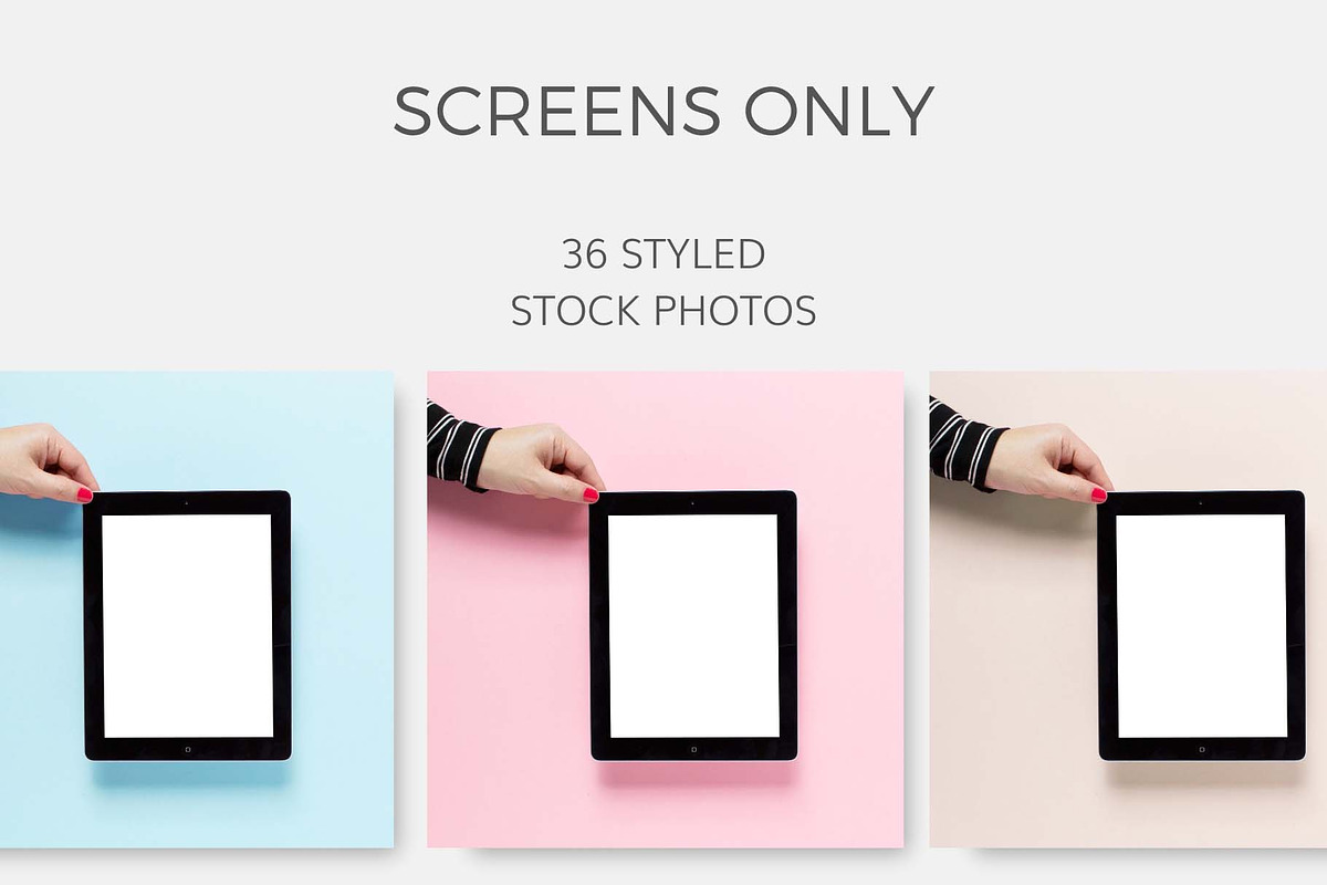 Screens Only (36 Images) in Mobile & Web Mockups - product preview 8