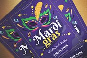 Mardi Gras Fest Flyer