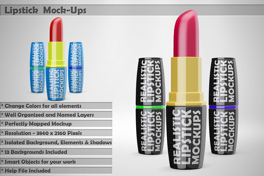 Lipstick Mockups