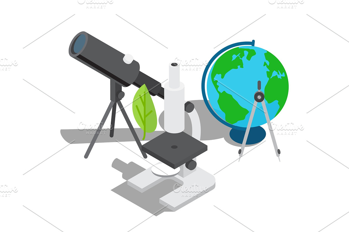 Scientific Equipment for Observation in Illustrations - product preview 8