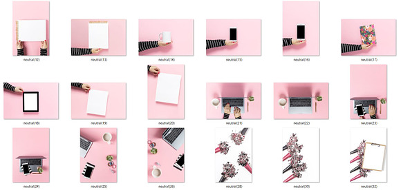 New Pink Business (20 Images) in Mobile & Web Mockups - product preview 1