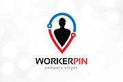 Worker Point Logo Template