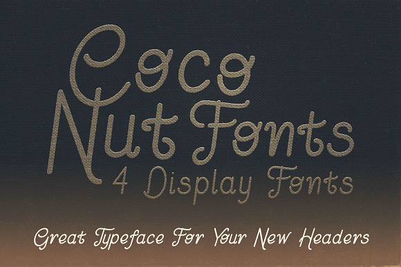 Coconut - Display Font in Display Fonts - product preview 4