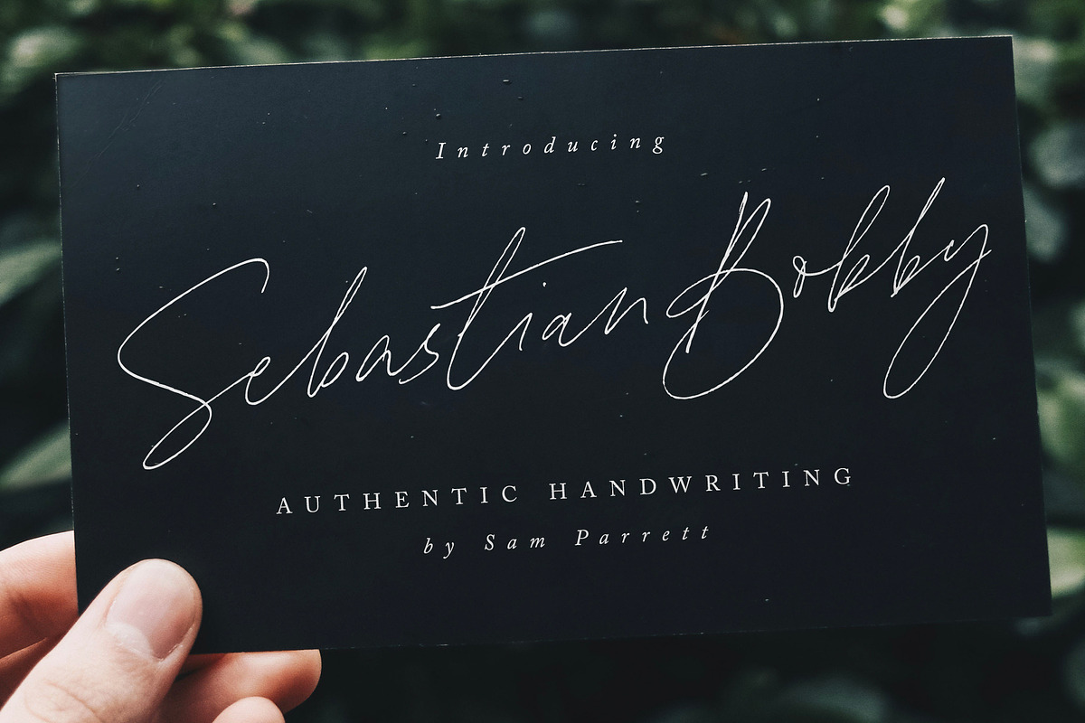 Sebastian Bobby Handwritten Font in Hand-lettered Fonts - product preview 8