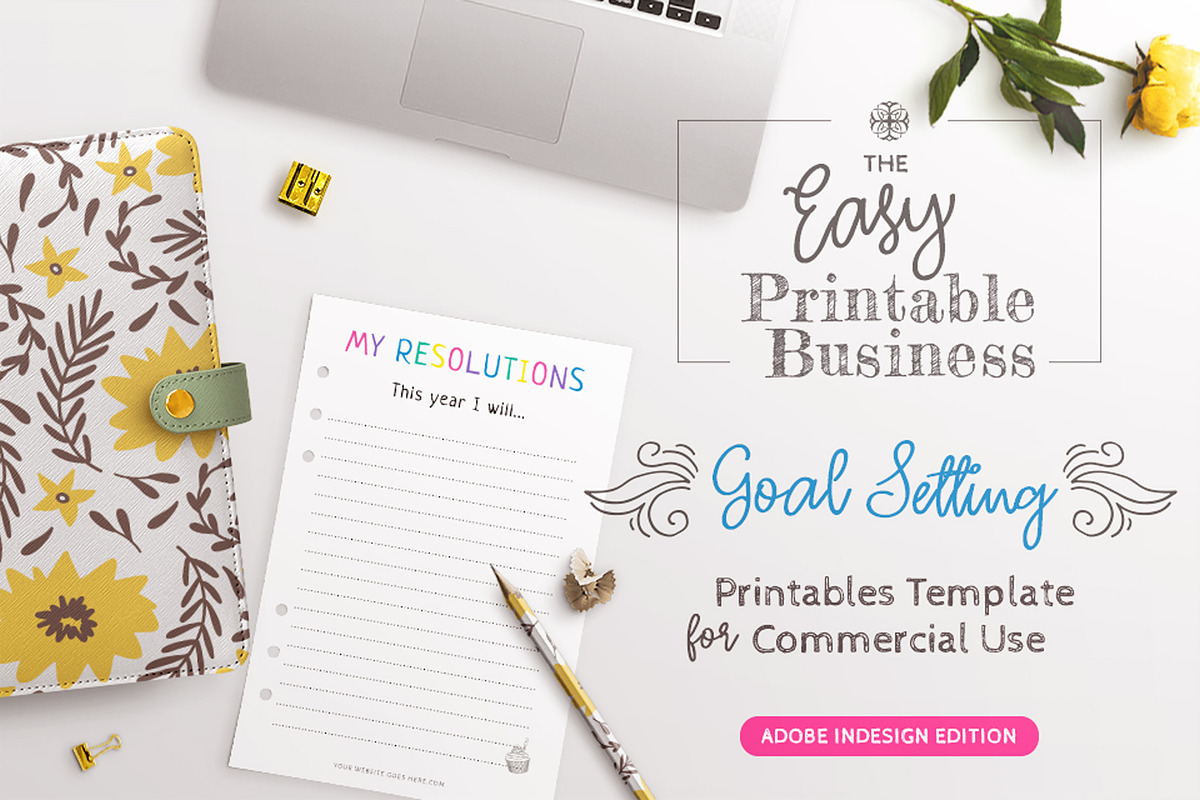 Goal Setting Printables Template in Templates - product preview 8