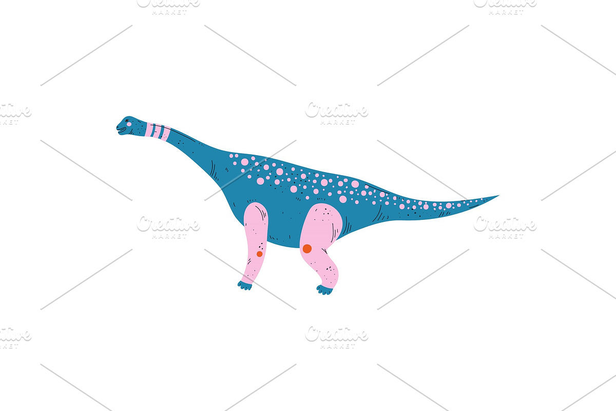 Colorful Tyrannosaurus Dinosaur in Illustrations - product preview 8