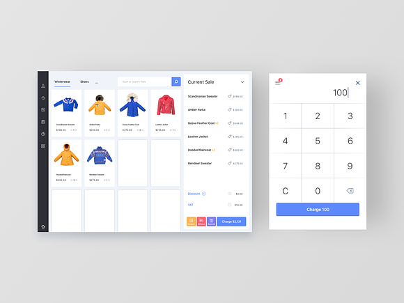 Point of Sale App UI in App Templates - product preview 2