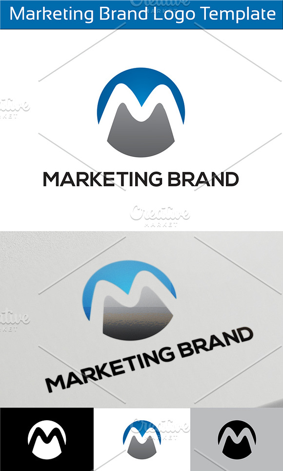 Marketing Brand in Logo Templates - product preview 1