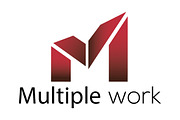 Multiple Work Letter M Logo Template