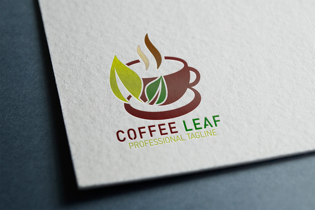 Coffee Leaf Logo in Logo Templates - product preview 8