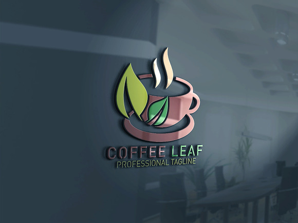Coffee Leaf Logo in Logo Templates - product preview 1
