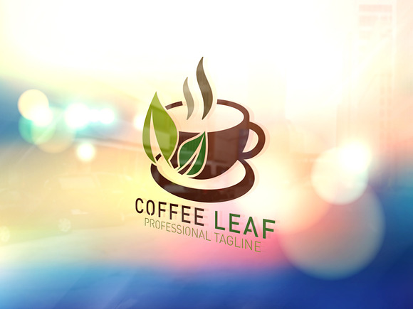 Coffee Leaf Logo in Logo Templates - product preview 3