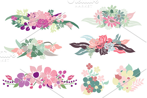 110 Floral Bouquets Collection in Illustrations - product preview 1