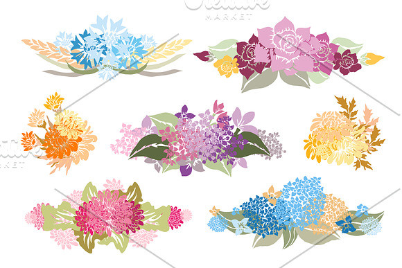 110 Floral Bouquets Collection in Illustrations - product preview 4