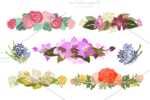 110 Floral Bouquets Collection in Illustrations - product preview 7