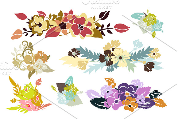 110 Floral Bouquets Collection in Illustrations - product preview 10