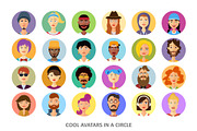 Avatars vector People Collection