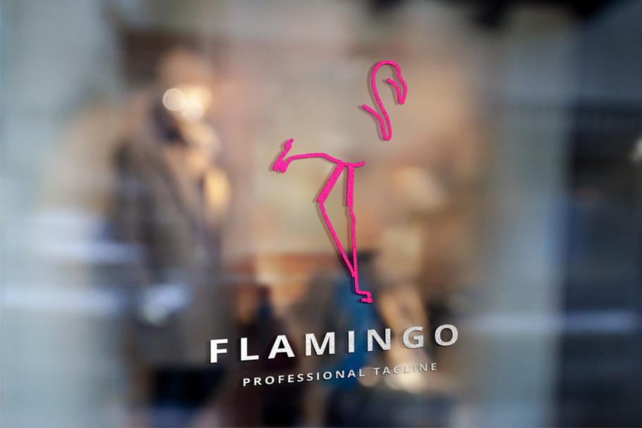Flamingo Logo in Logo Templates - product preview 8