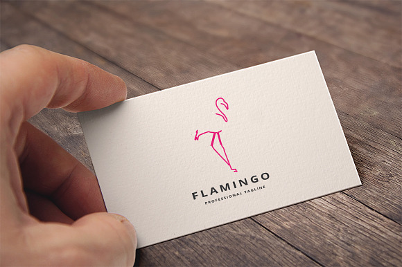 Flamingo Logo in Logo Templates - product preview 1