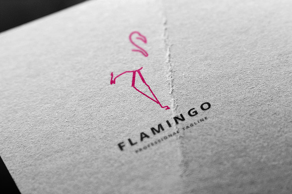 Flamingo Logo in Logo Templates - product preview 2