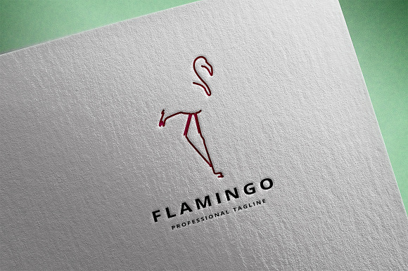 Flamingo Logo in Logo Templates - product preview 3