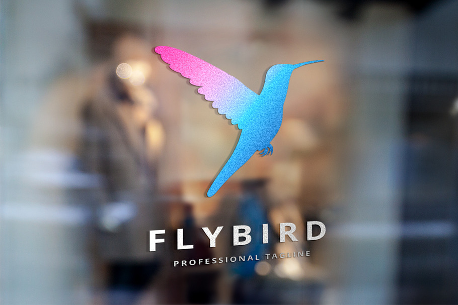 Fly Bird Logo in Logo Templates - product preview 8