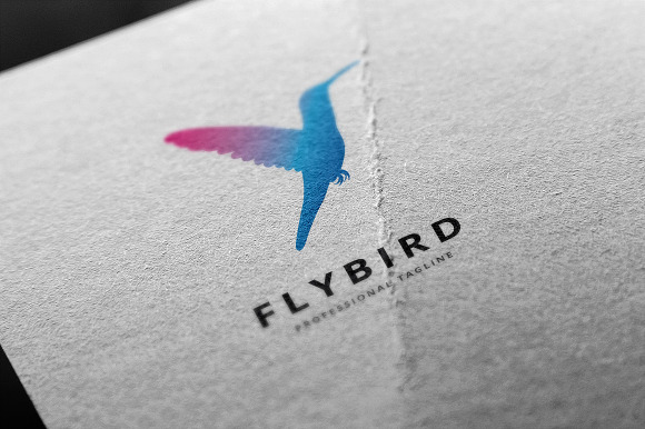 Fly Bird Logo in Logo Templates - product preview 2