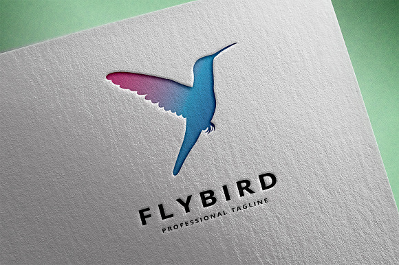 Fly Bird Logo in Logo Templates - product preview 3