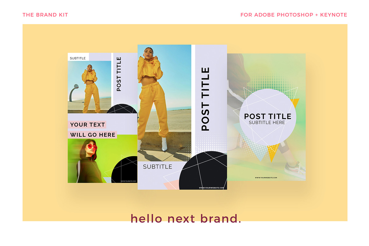 the brand kit in Social Media Templates - product preview 8