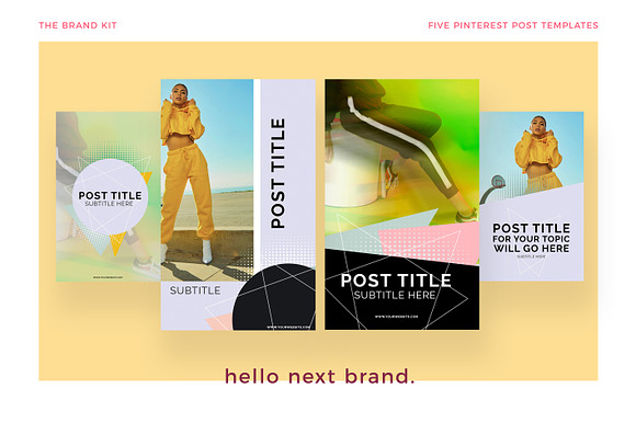 the brand kit in Social Media Templates - product preview 2