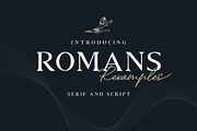 ROMANS Rexamples Font Duo