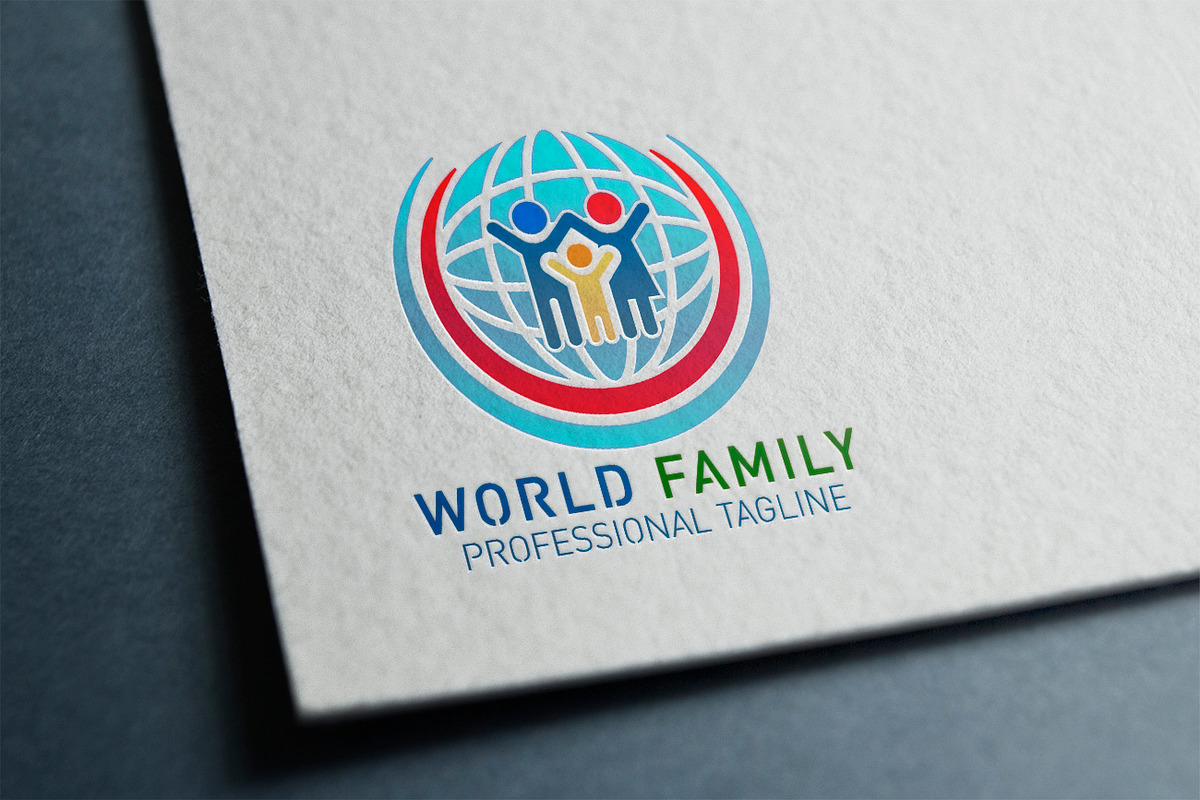 World Family Logo in Logo Templates - product preview 8