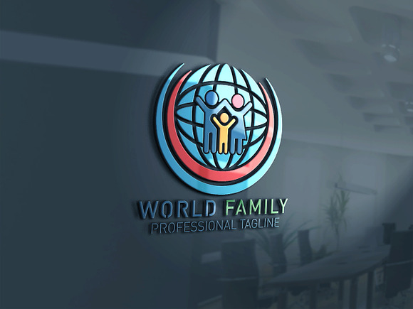 World Family Logo in Logo Templates - product preview 1
