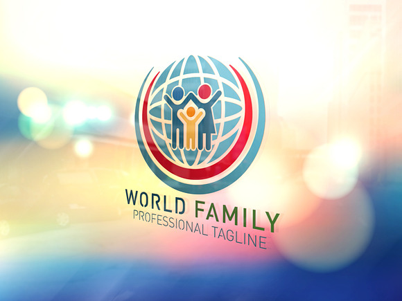 World Family Logo in Logo Templates - product preview 4