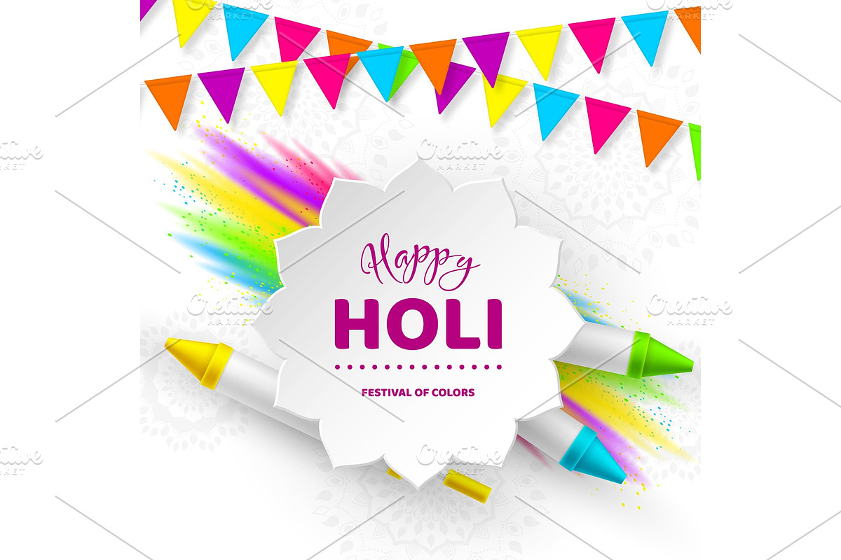 Happy Holi colorful design for in Objects - product preview 8