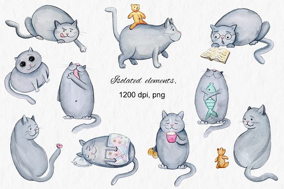 My fat cat! in Illustrations - product preview 2