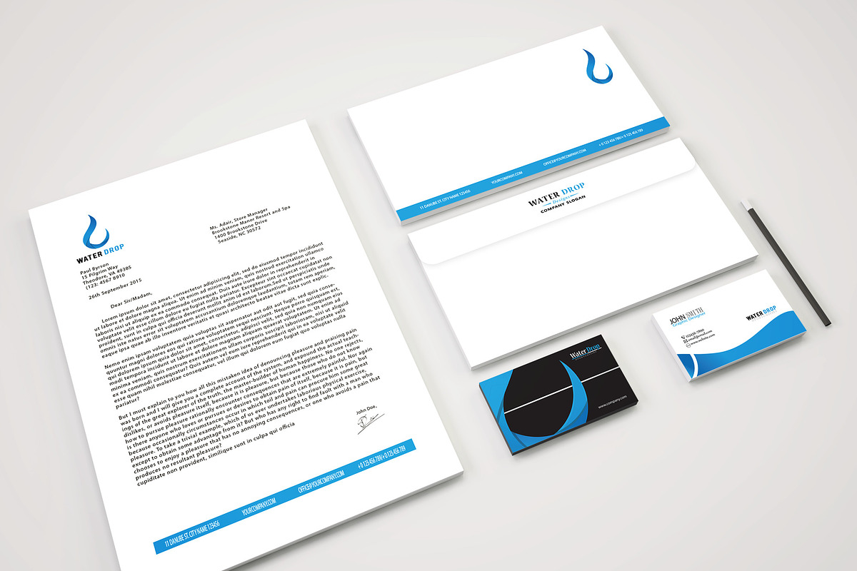 Corporate Identity Bundle in Stationery Templates - product preview 8
