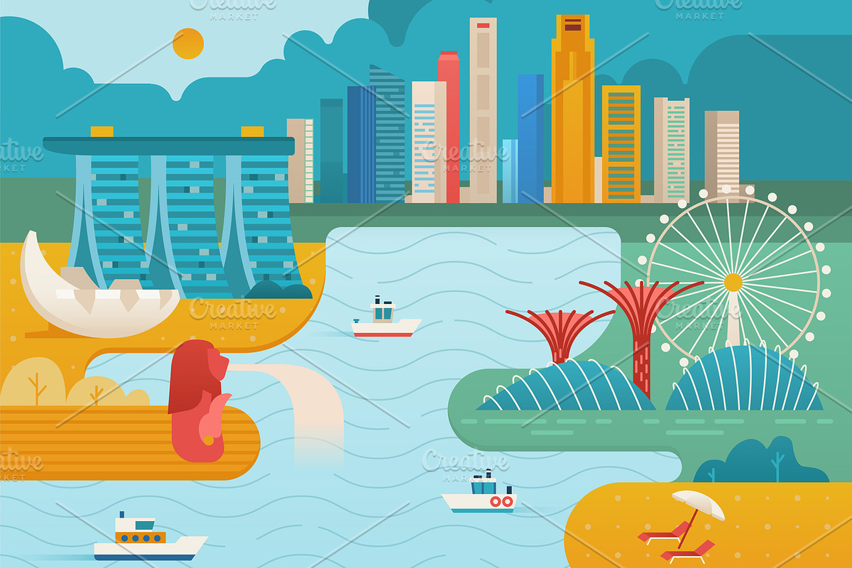 Singapure in Illustrations - product preview 8