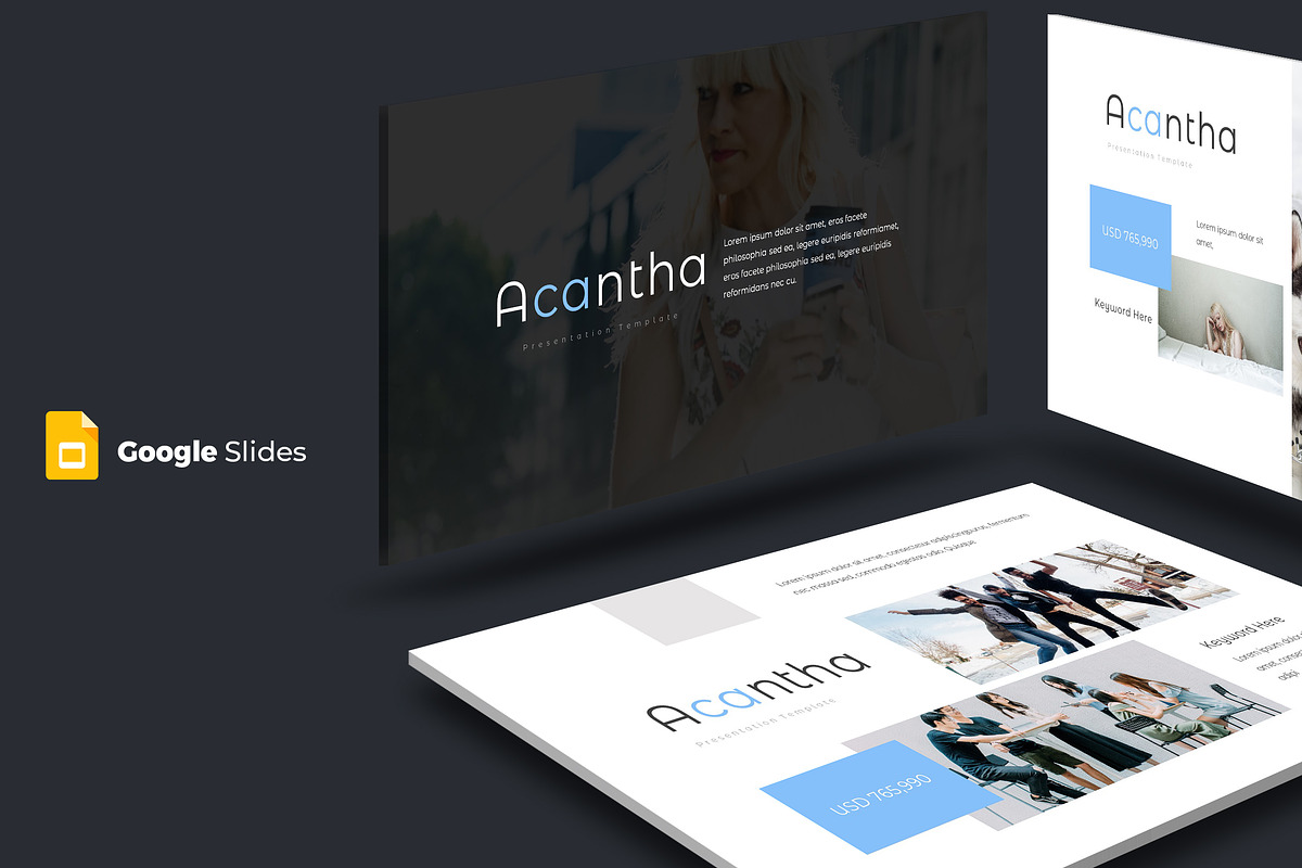 Acantha - Google Slides Template in Google Slides Templates - product preview 8