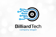Billiard Technology Logo Template