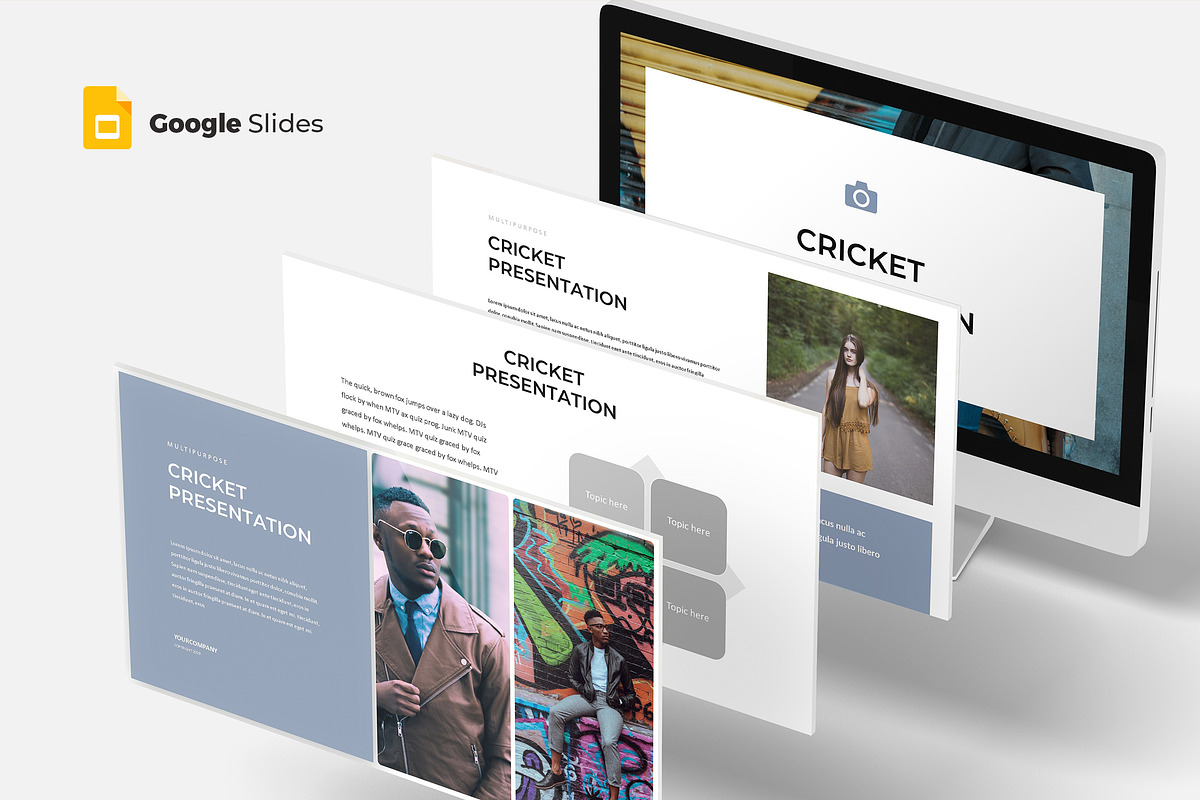 Cricket - Google Slides Template in Google Slides Templates - product preview 8